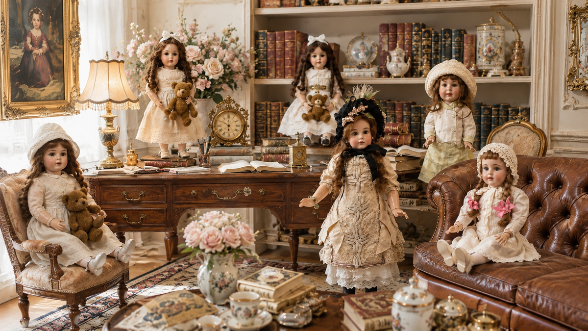 Antique dolls Kestner Heubach 