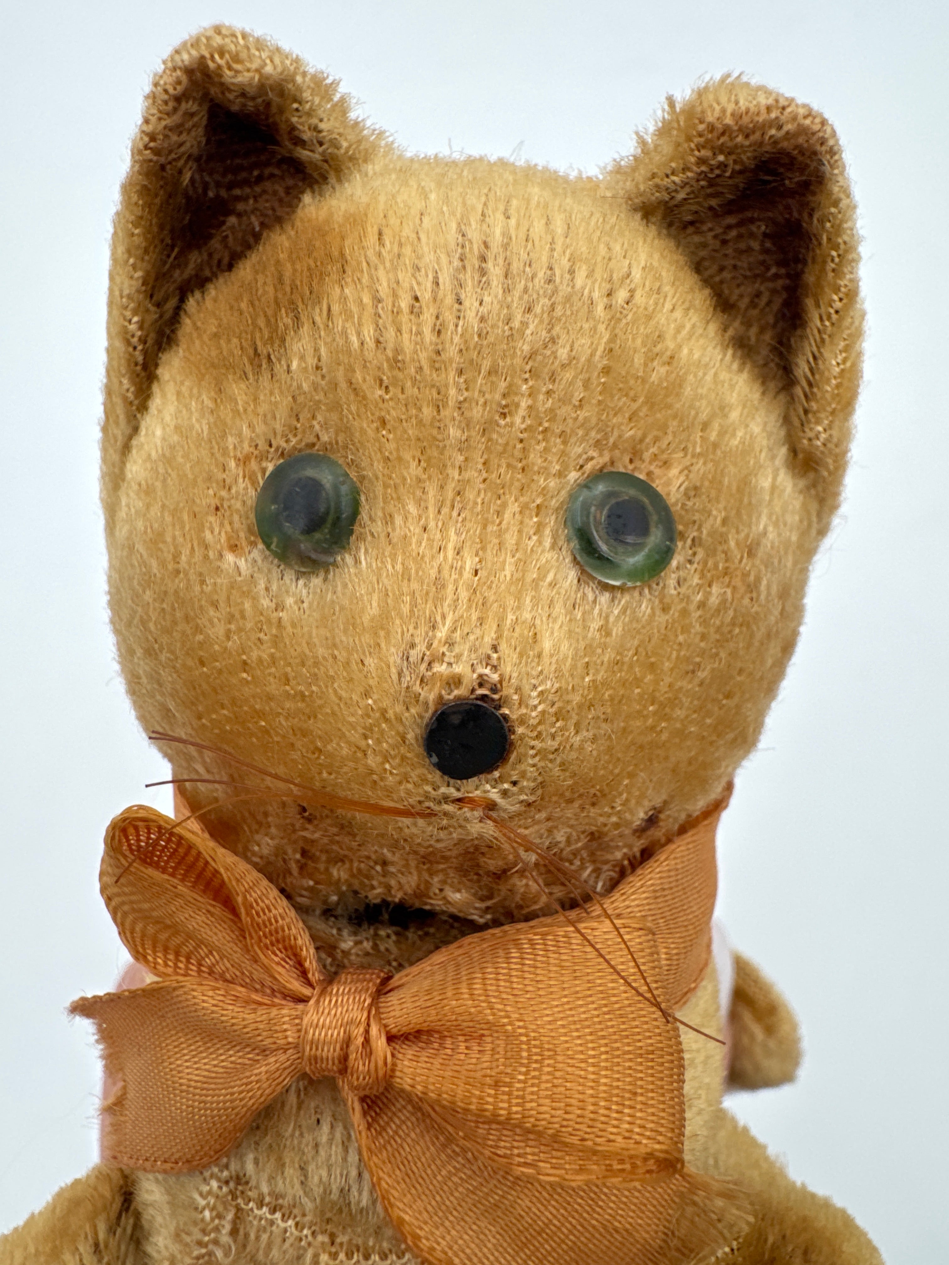 Vintage Wind-Up Cat Toy Made in Japan with Original Key | Working Mechanical Plush Cat