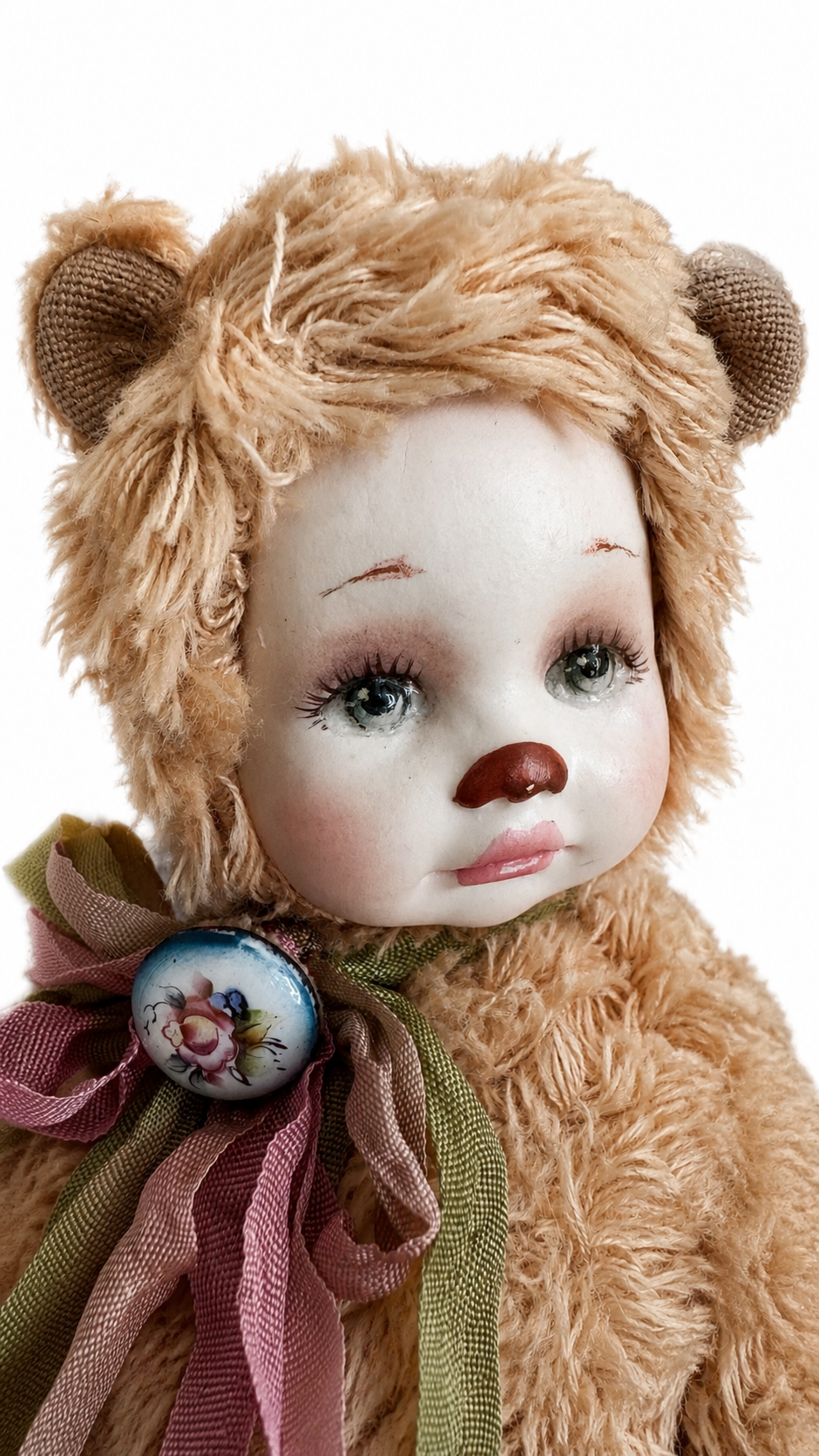 OOAK Artist Teddy Bear Vintage Style Handmade Collectible Bear