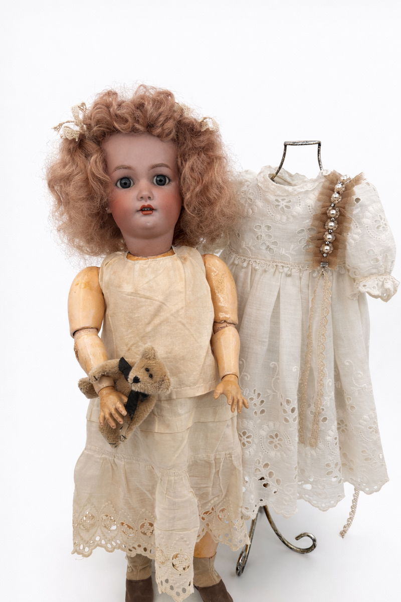 Antique C.M. Bergmann Simon & Halbig Doll 23” German Bisque Doll c.1900