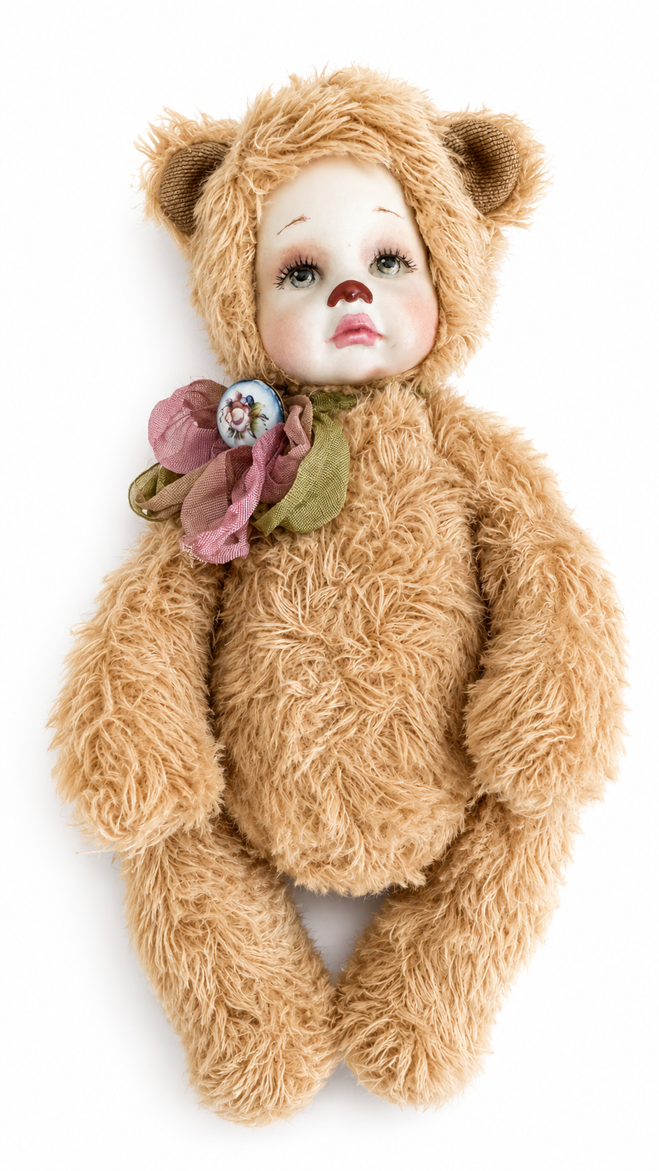OOAK Artist Teddy Bear Vintage Style Handmade Collectible Bear