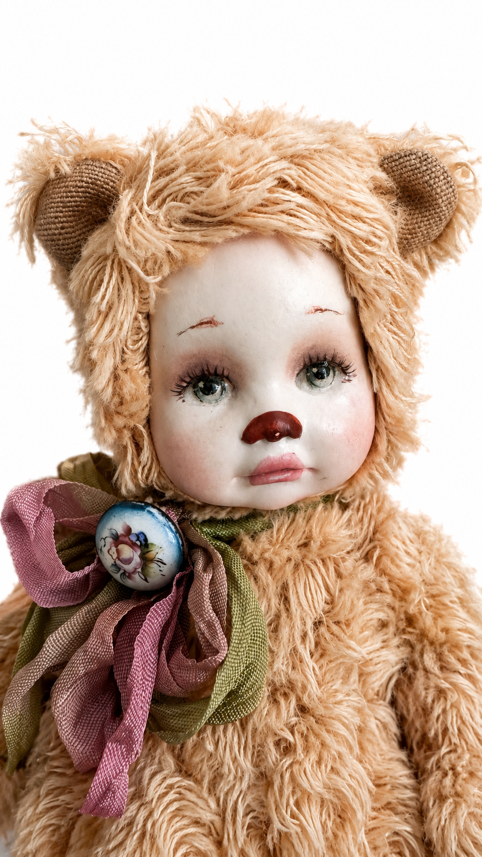OOAK Artist Teddy Bear Vintage Style Handmade Collectible Bear