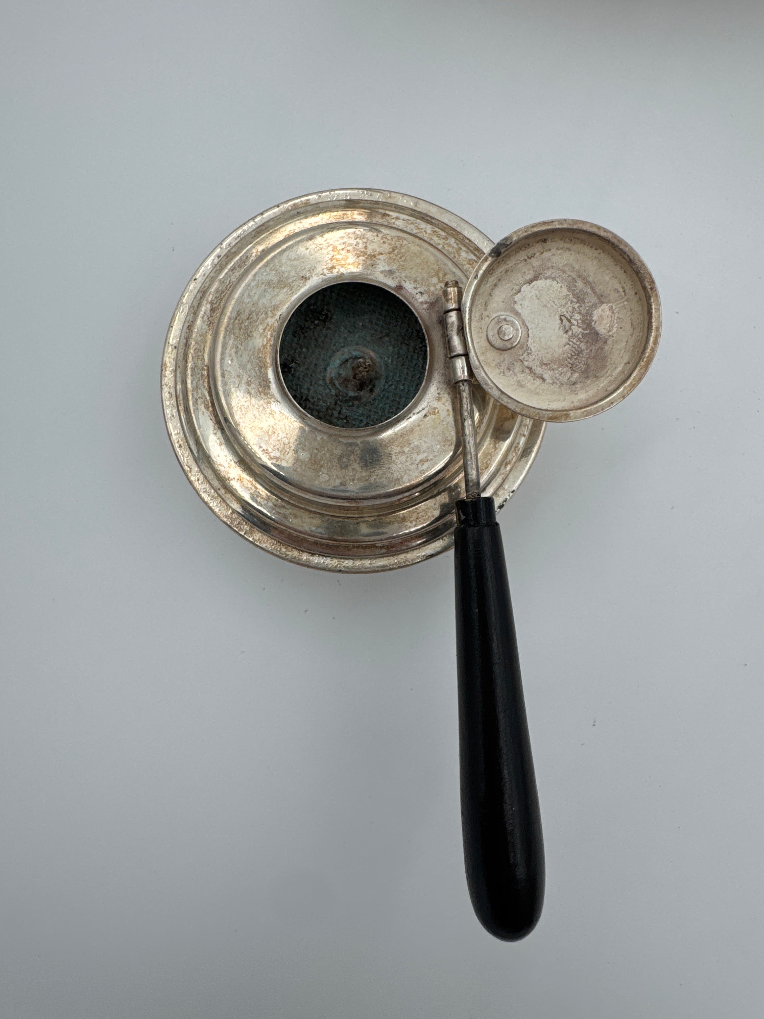 Vintage Silverplate Tilting Tea Kettle on Stand with Original Burner | Patented Jan. 12, 1892 — antique display collectible