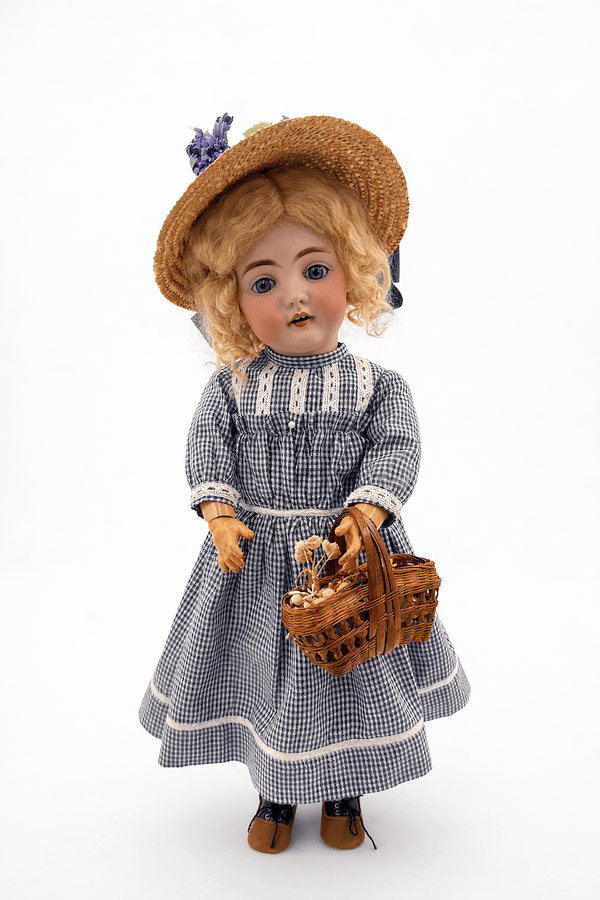 A Girl with a Basket —Kestner, Mold 143, Germany, c.1900–1915