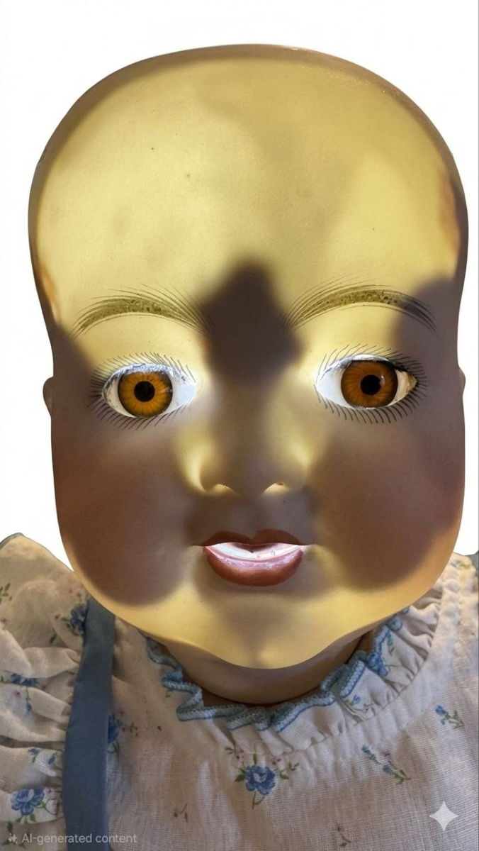 Antique German Kämmer & Reinhardt 126 Doll 28” Simon & Halbig Bisque Doll c.1900