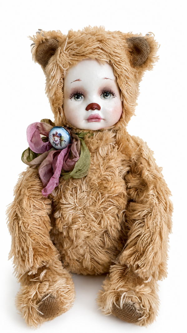 OOAK Artist Teddy Bear Vintage Style Handmade Collectible Bear — antique collectible