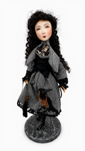 Merula OOAK Handmade Papier Mache Art Doll One of a Kind Collectible