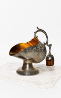 Vintage Collectible Leonard Japan Silverplate Sugar Scuttle with Scoop