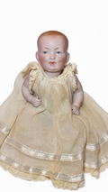 Rare Antique German All-Bisque Character Baby Doll, Mold 816-4 — antique collectible doll