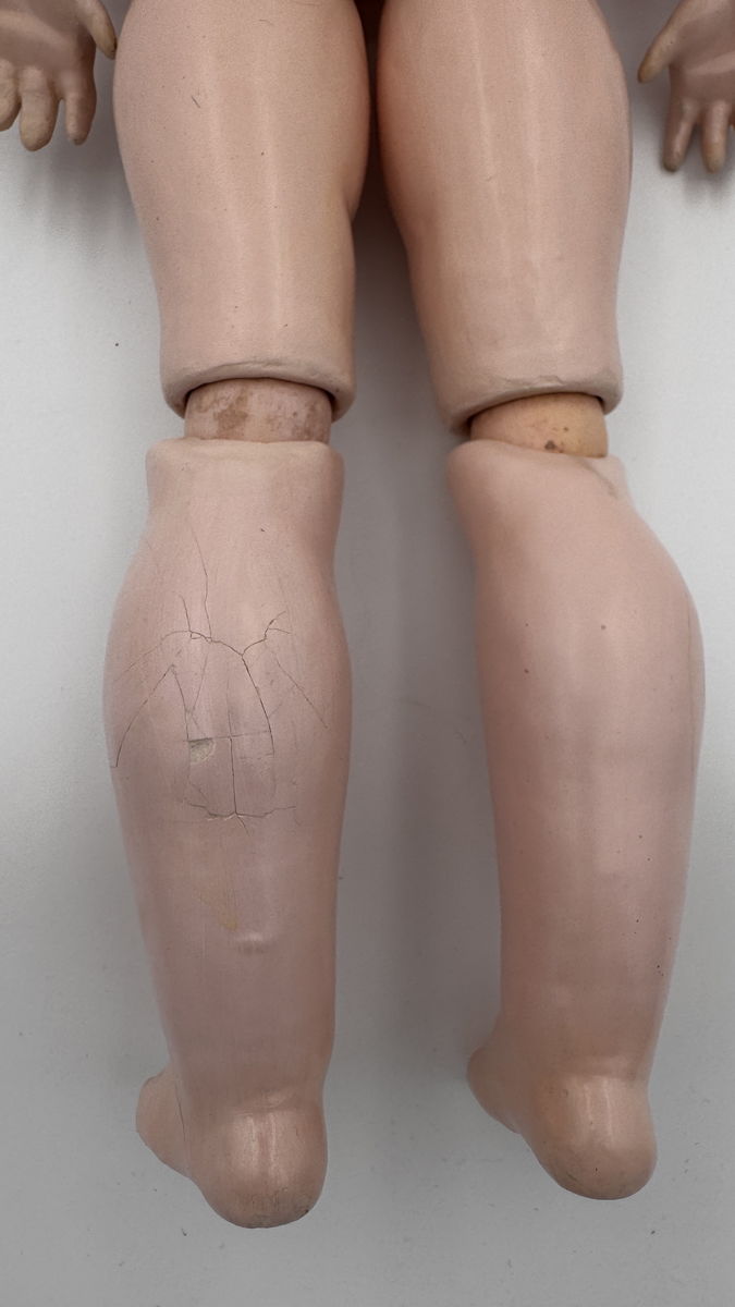 Antique German Kämmer & Reinhardt 403 Doll by Simon & Halbig 23” Rare Grey Eyes c.1910