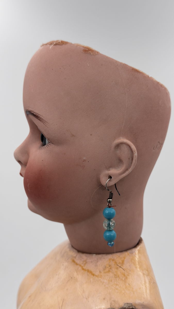 Rare Antique Simon & Halbig WSK 5 Doll 28” German Bisque Head Blue Sleep Eyes1