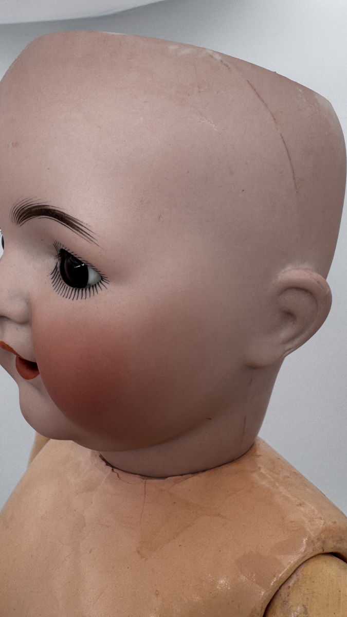 Antique German Kämmer & Reinhardt 126 Doll 28” Simon & Halbig Bisque Doll c.1900