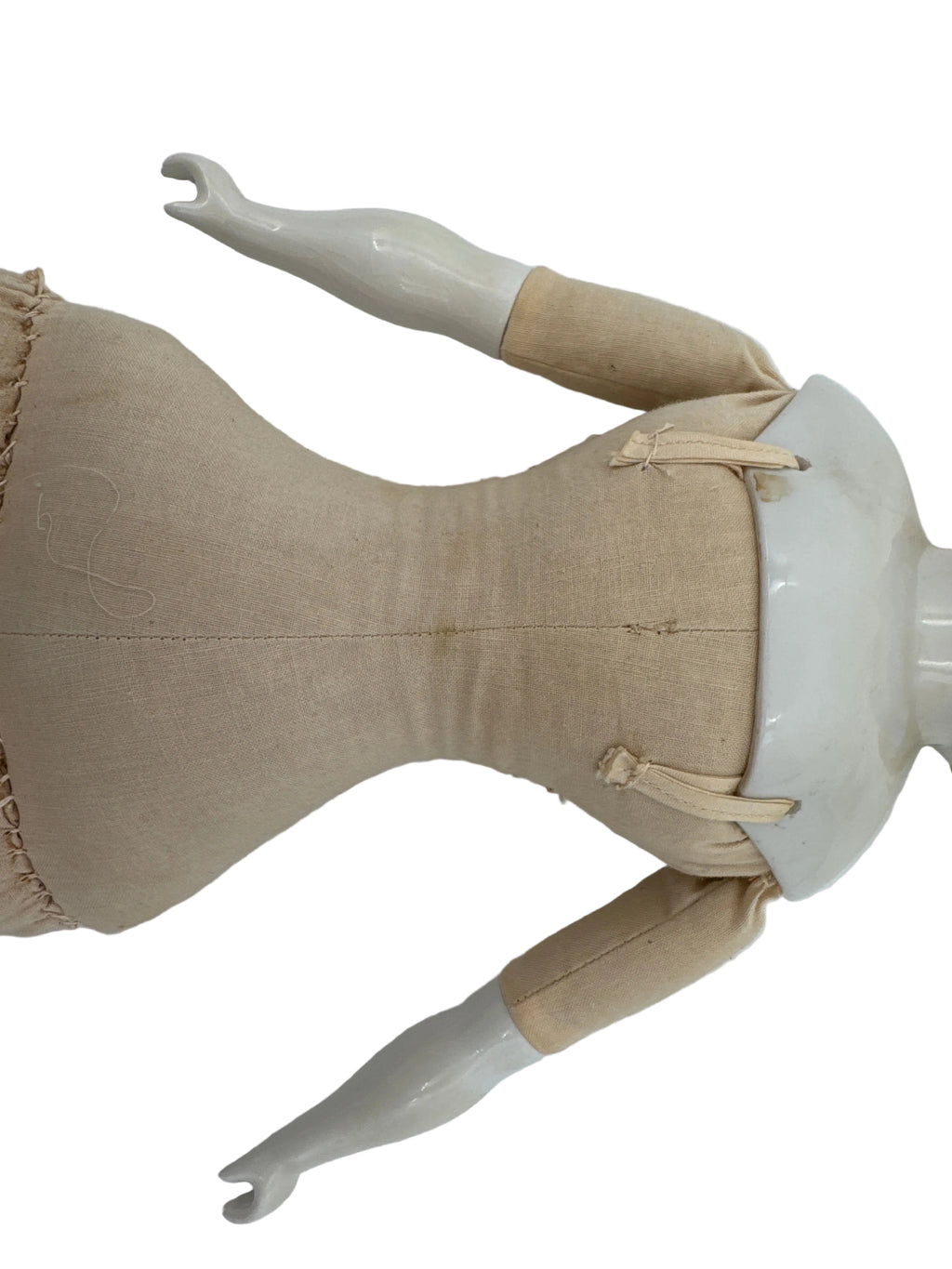 Antique German Alt, Beck & Gottschalck (ABG) China Head Doll, Circa 1865–1870, 21 Inches