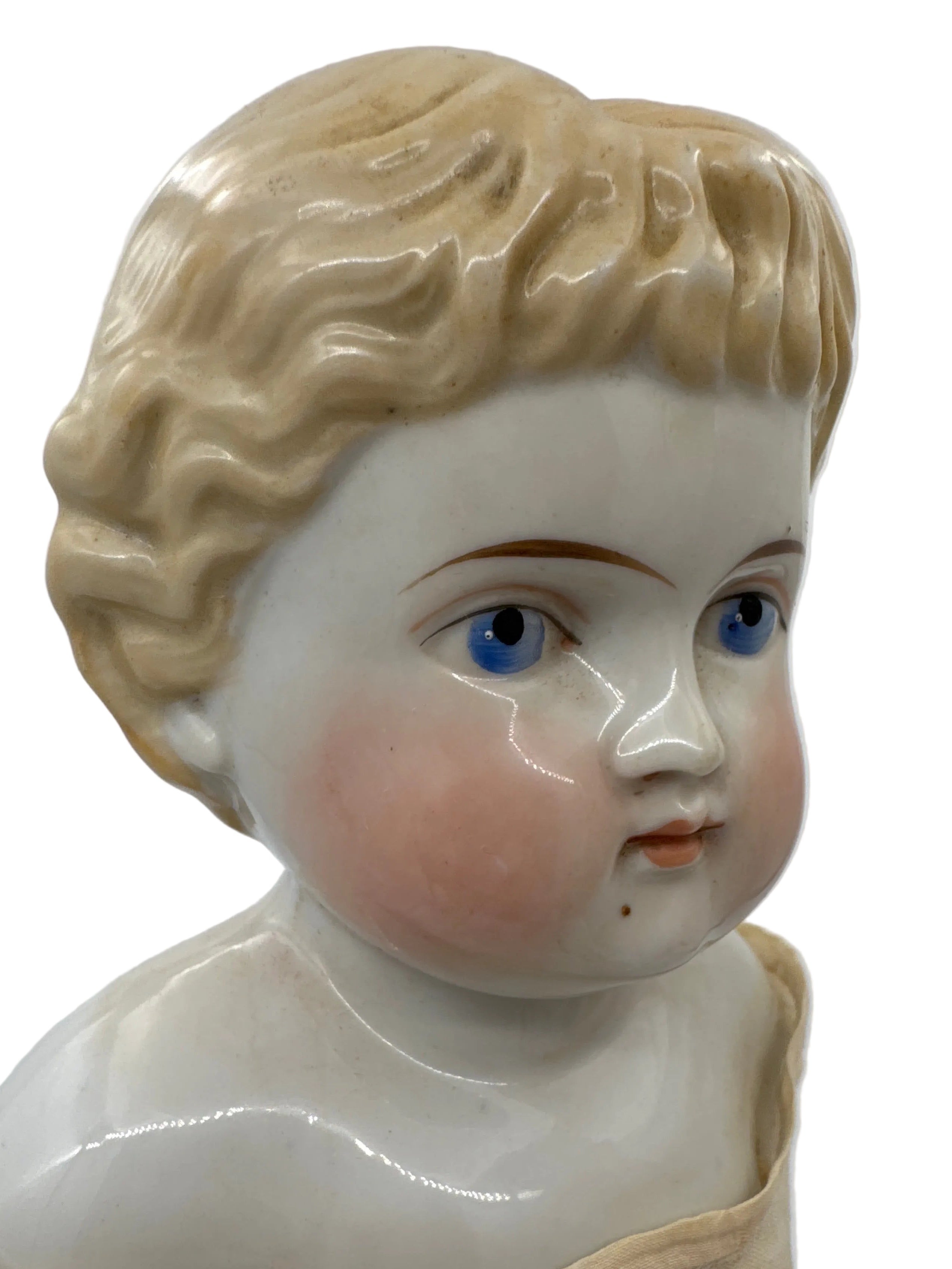 Antique German Alt, Beck & Gottschalck (ABG) China Head Doll, Circa 1865–1870, 21 Inches