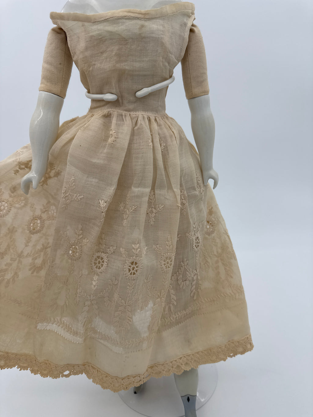 Antique German Alt, Beck & Gottschalck (ABG) China Head Doll, Circa 1865–1870, 21 Inches