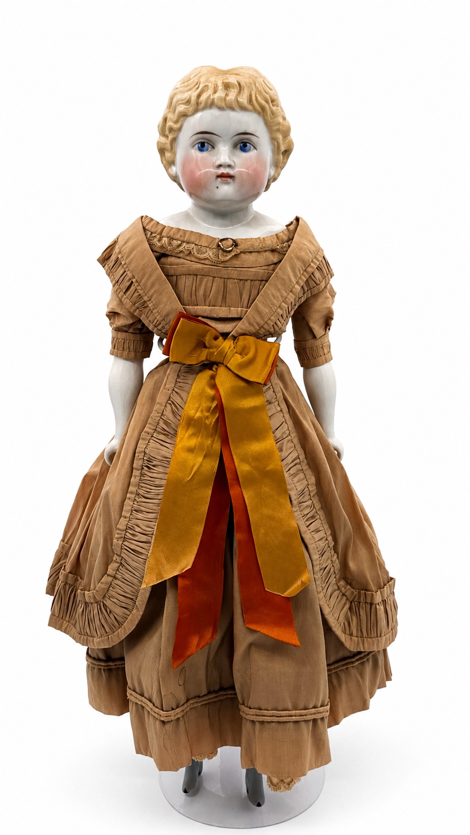 Antique German ABG China Head Doll 21” Circa 1865–1870