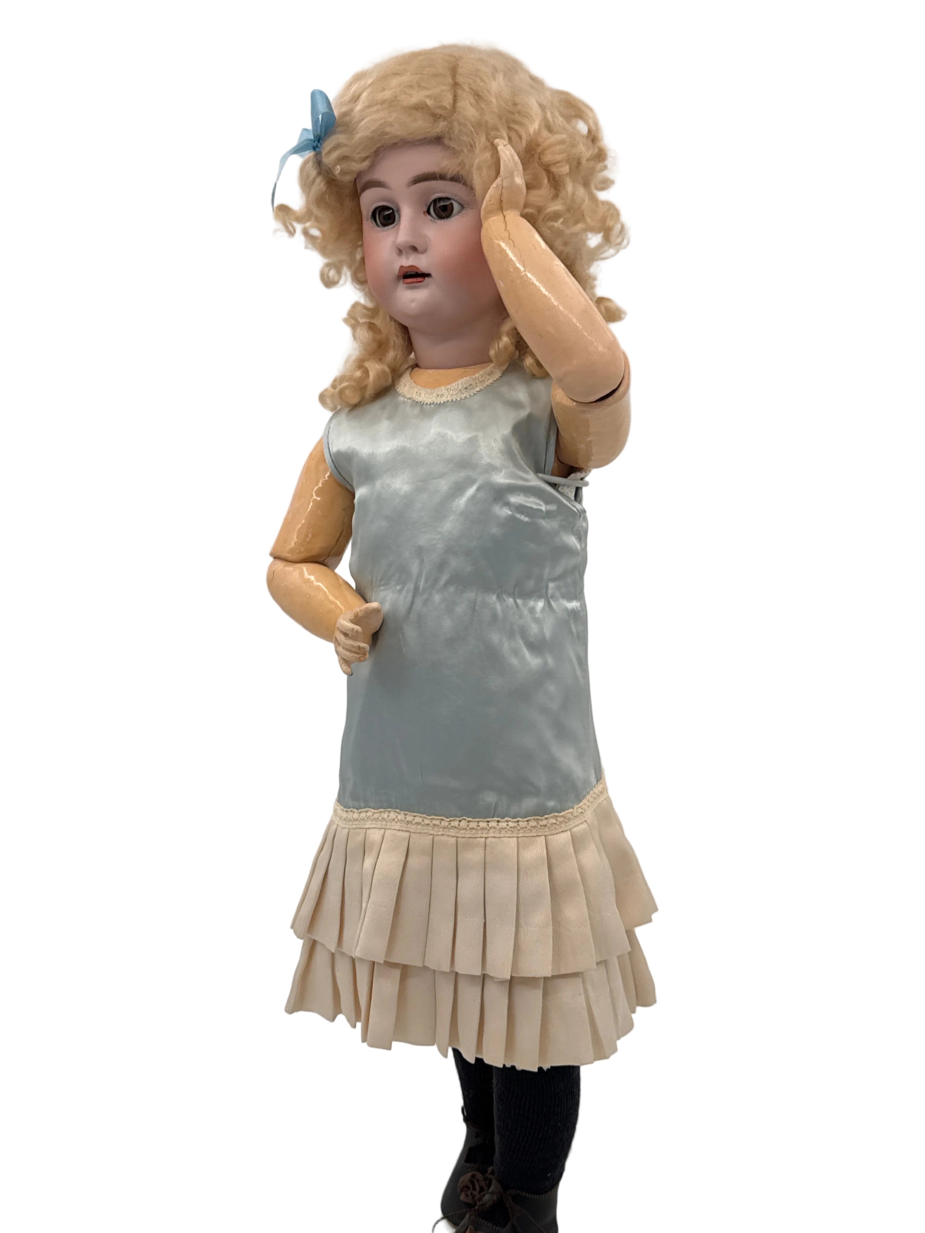 Antique Bahr & Proschild 273 DEP German Bisque Head Doll, 23 Inches, c. 1895–1910