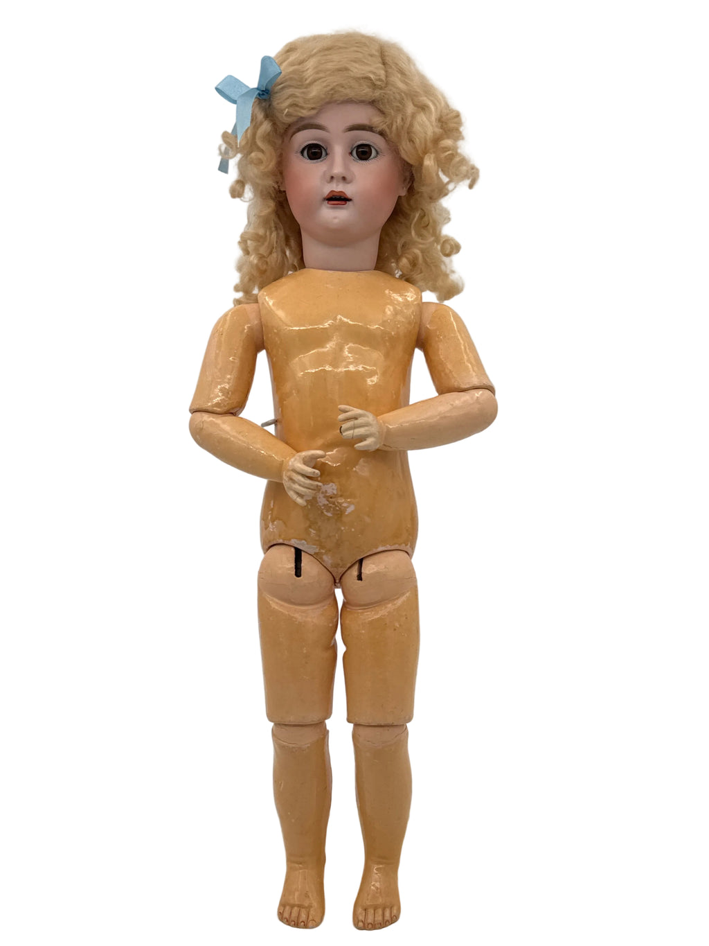 Antique Bahr & Proschild 273 DEP German Bisque Head Doll, 23 Inches, c. 1895–1910