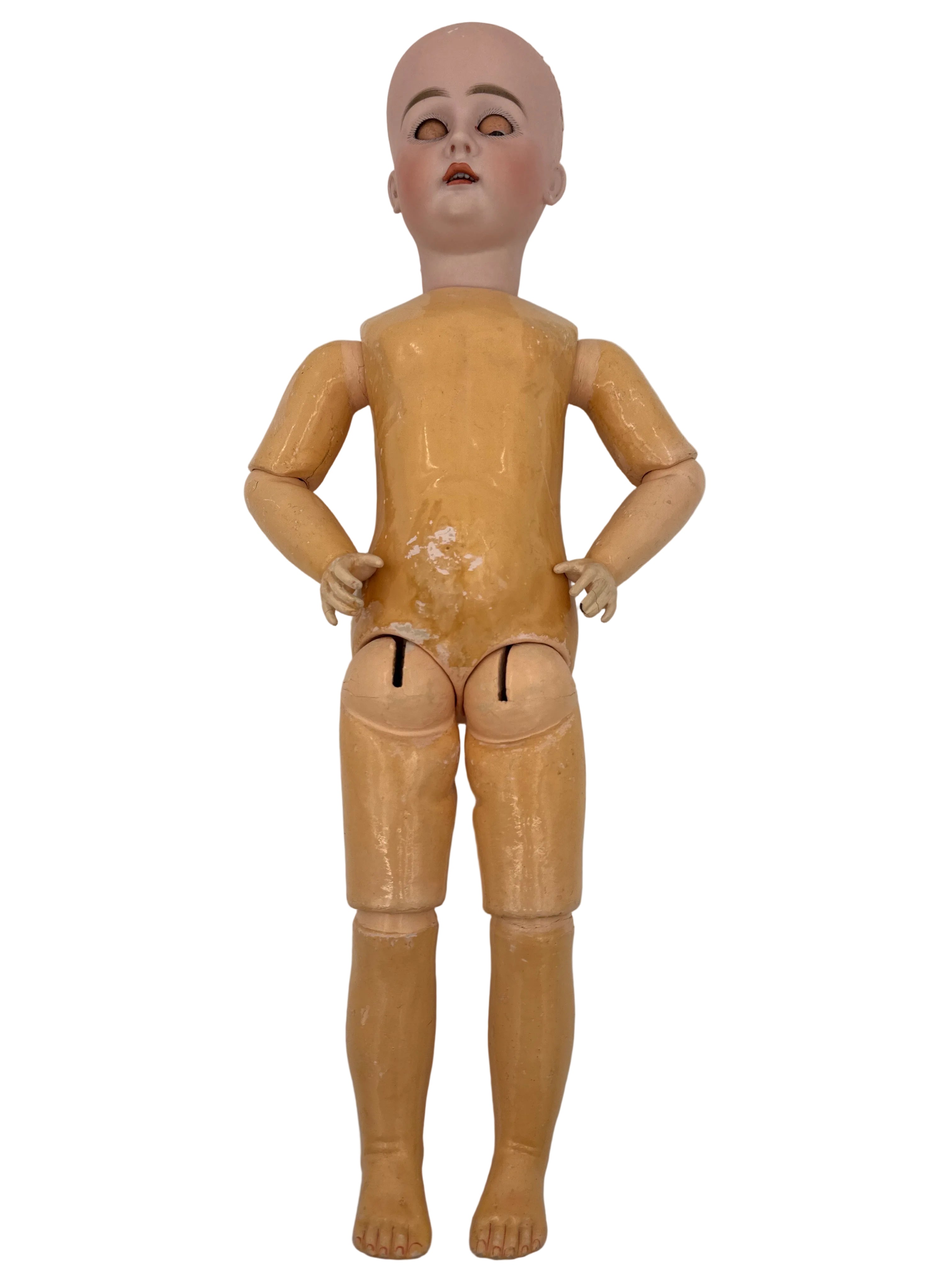 Antique Bahr & Proschild 273 DEP German Bisque Head Doll, 23 Inches, c. 1895–1910