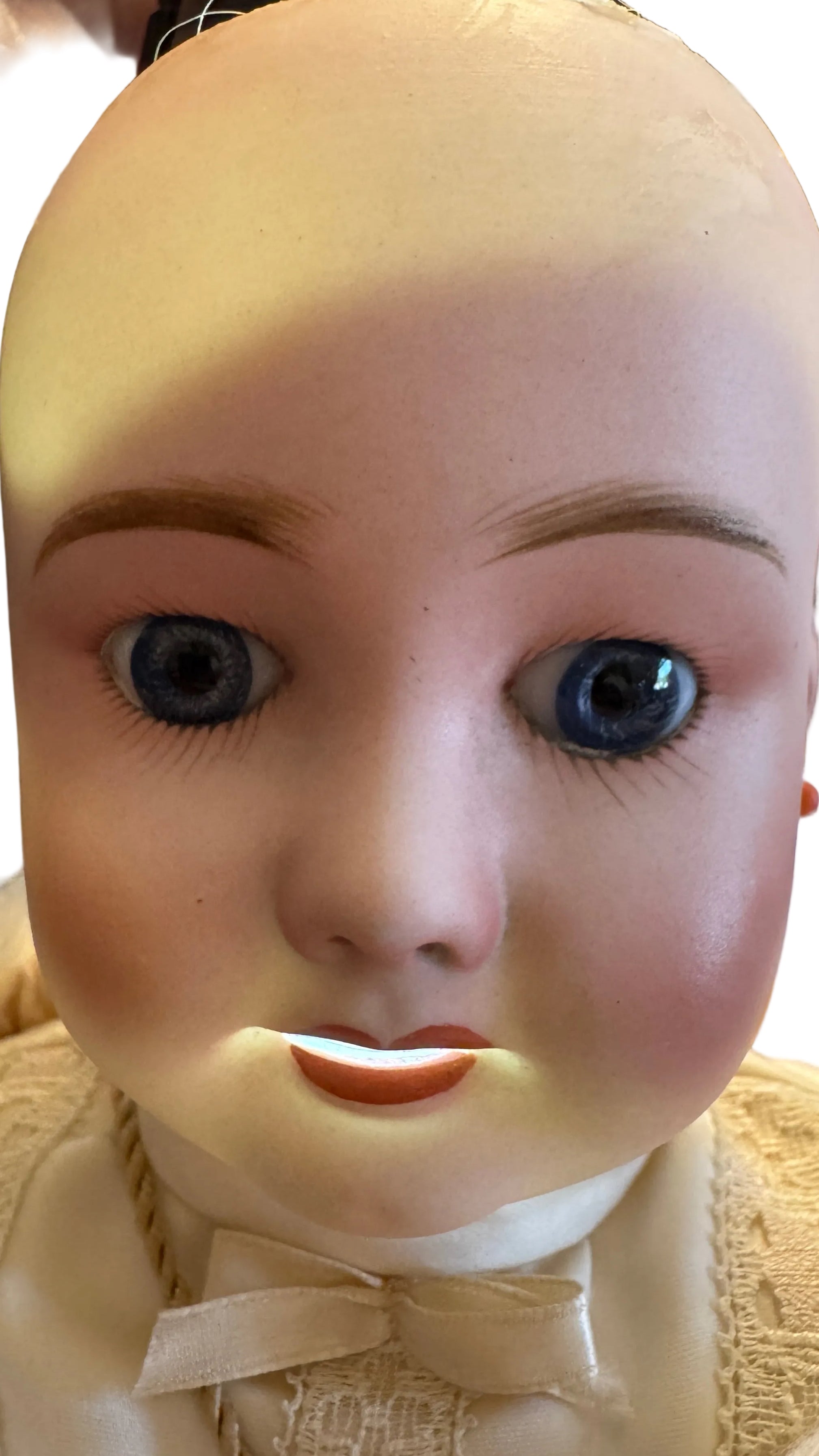 Antique French Limoges Bisque Doll, 17 Inches — Fully Jointed Composition Body