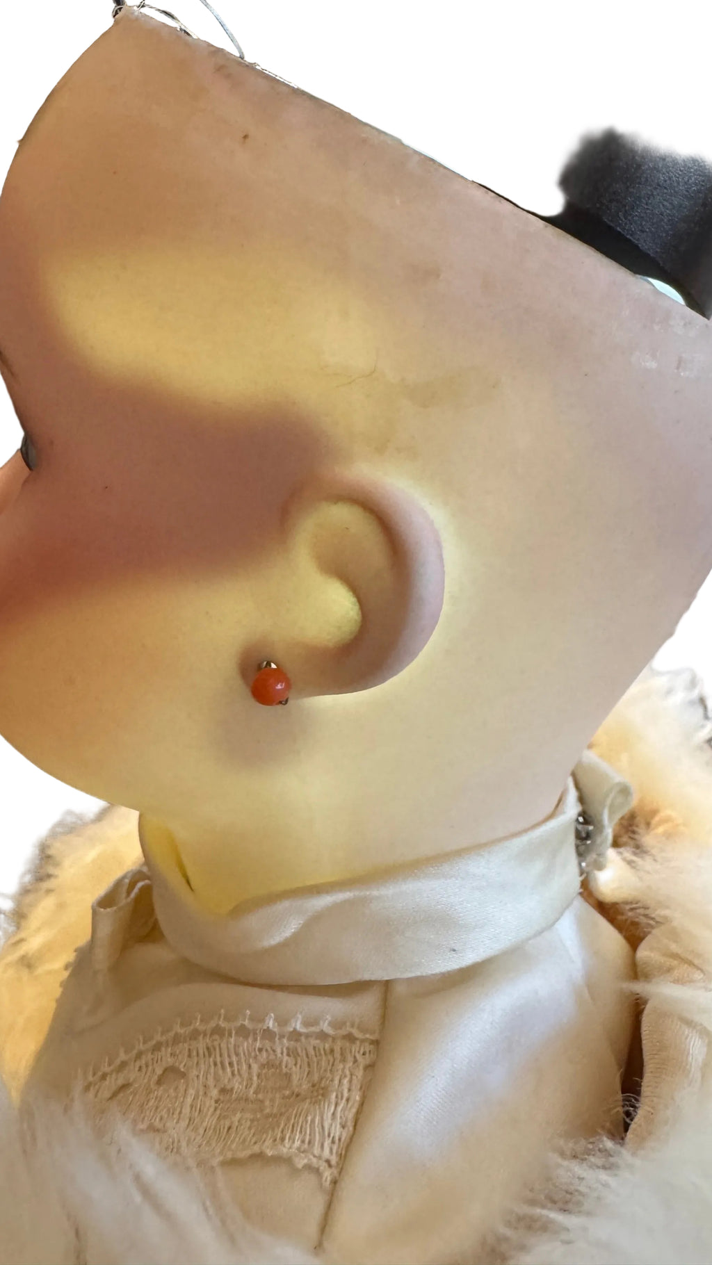 Antique French Limoges Bisque Doll, 17 Inches — Fully Jointed Composition Body