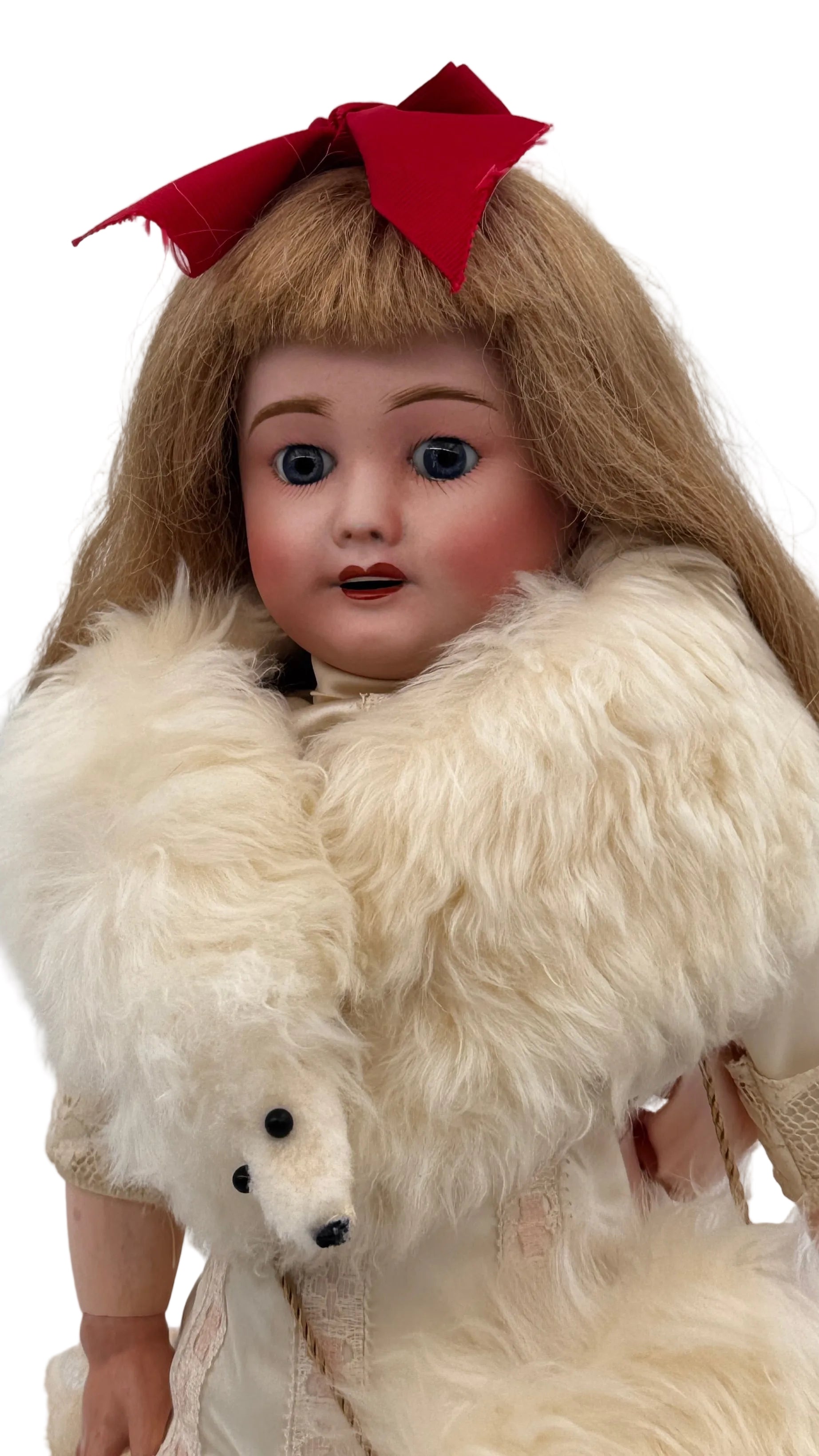 1920年代France antique bisque doll Rare Antique French Limoges Bisque Doll, 17″ | Yana Lamar Gallery