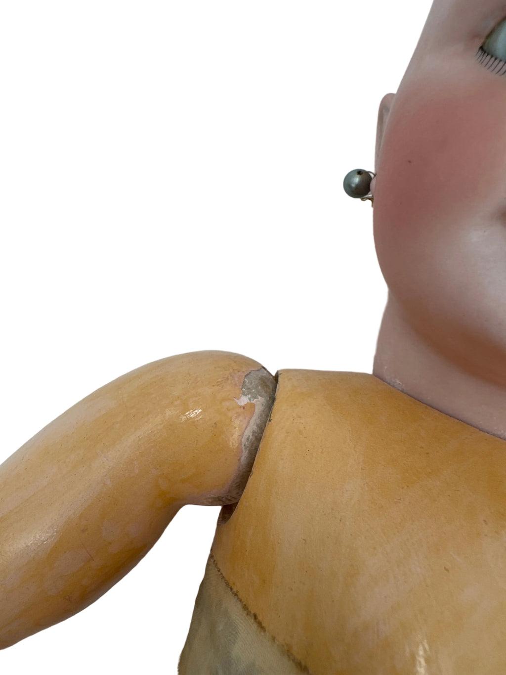 Antique French Tête Jumeau DEP Bisque Head Doll on Original Bébé Jumeau Diplôme Body, 23 Inches, Blue Sleeping Eyes, c. 1900–1915