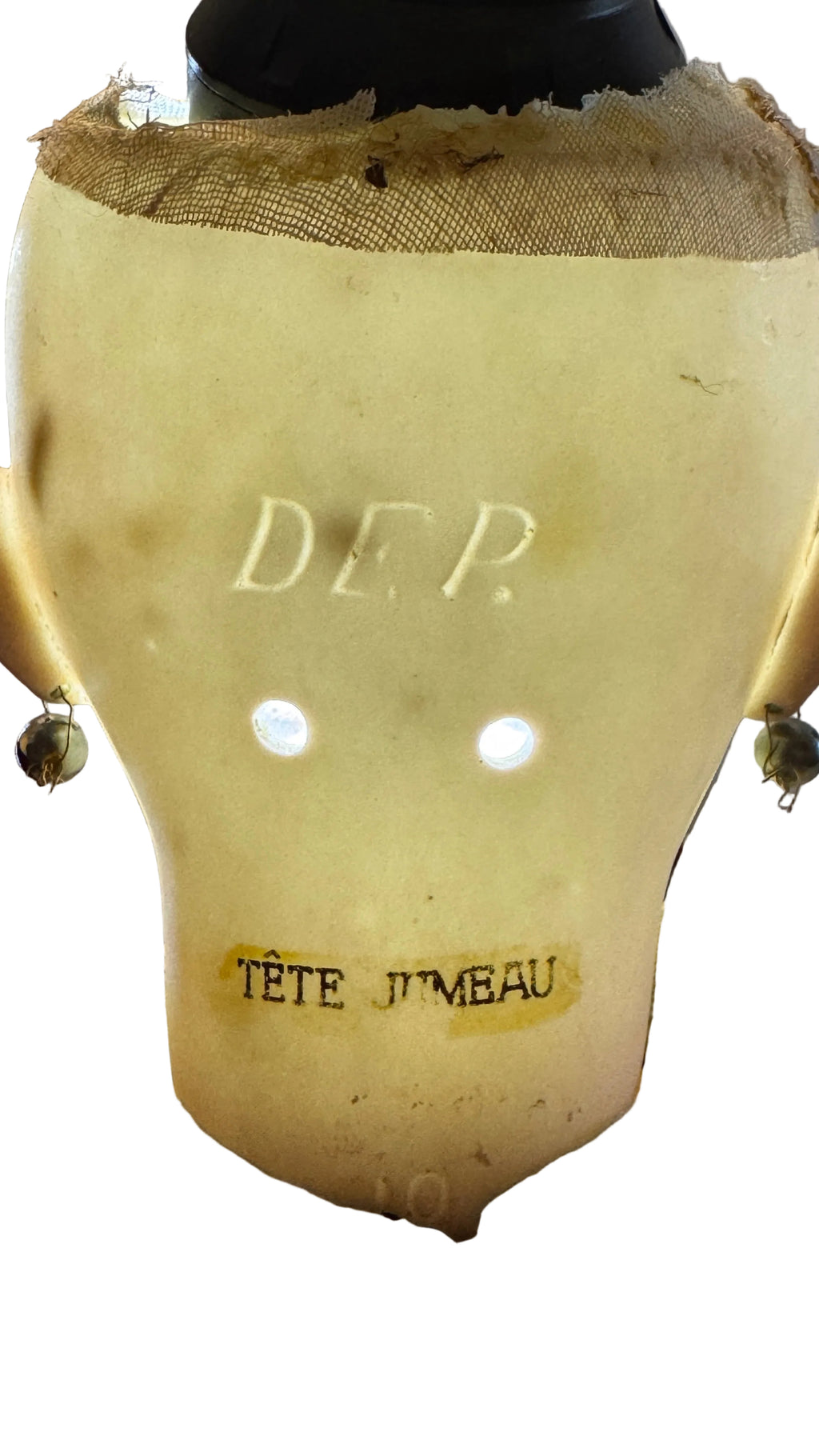 Antique French Tête Jumeau DEP Bisque Head Doll on Original Bébé Jumeau Diplôme Body, 23 Inches, Blue Sleeping Eyes, c. 1900–1915