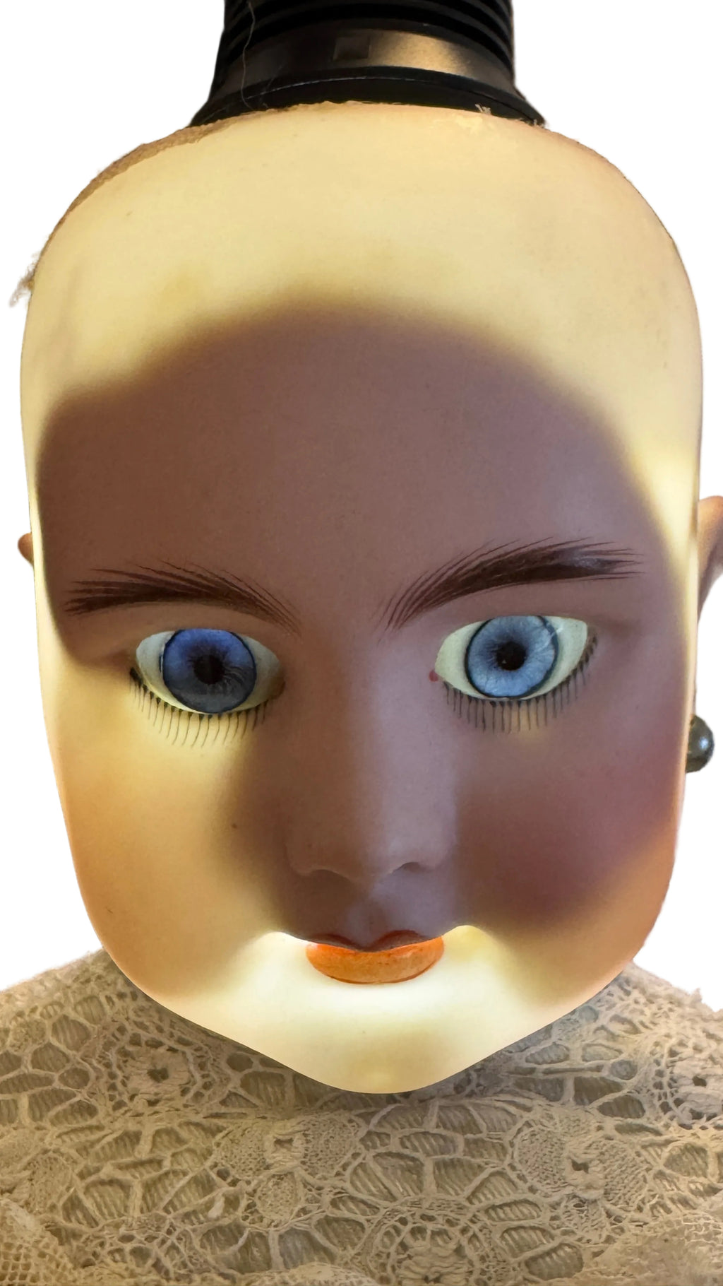 Antique French Tête Jumeau DEP Bisque Head Doll on Original Bébé Jumeau Diplôme Body, 23 Inches, Blue Sleeping Eyes, c. 1900–1915