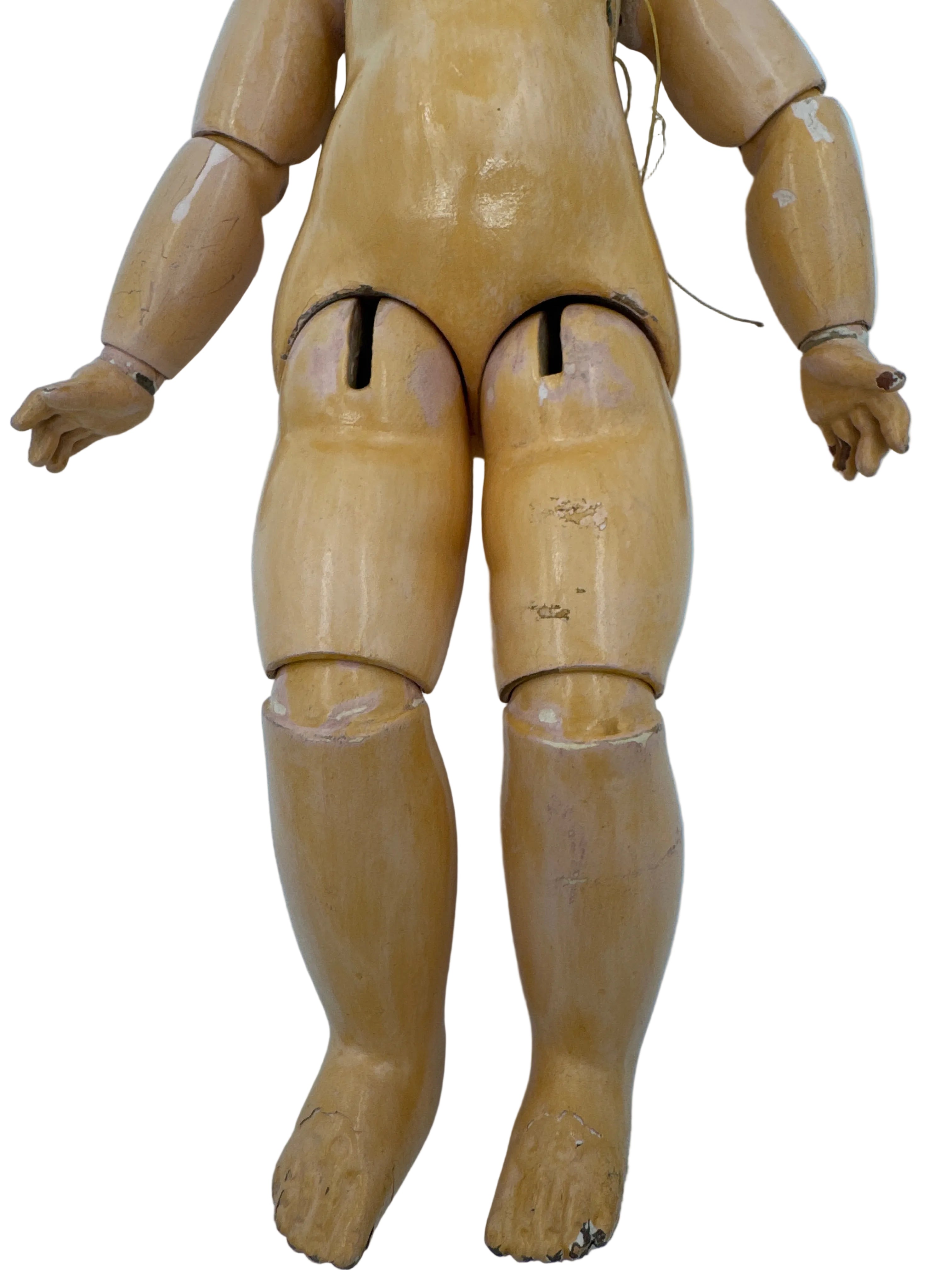Antique French Tête Jumeau DEP Bisque Head Doll on Original Bébé Jumeau Diplôme Body, 23 Inches, Blue Sleeping Eyes, c. 1900–1915