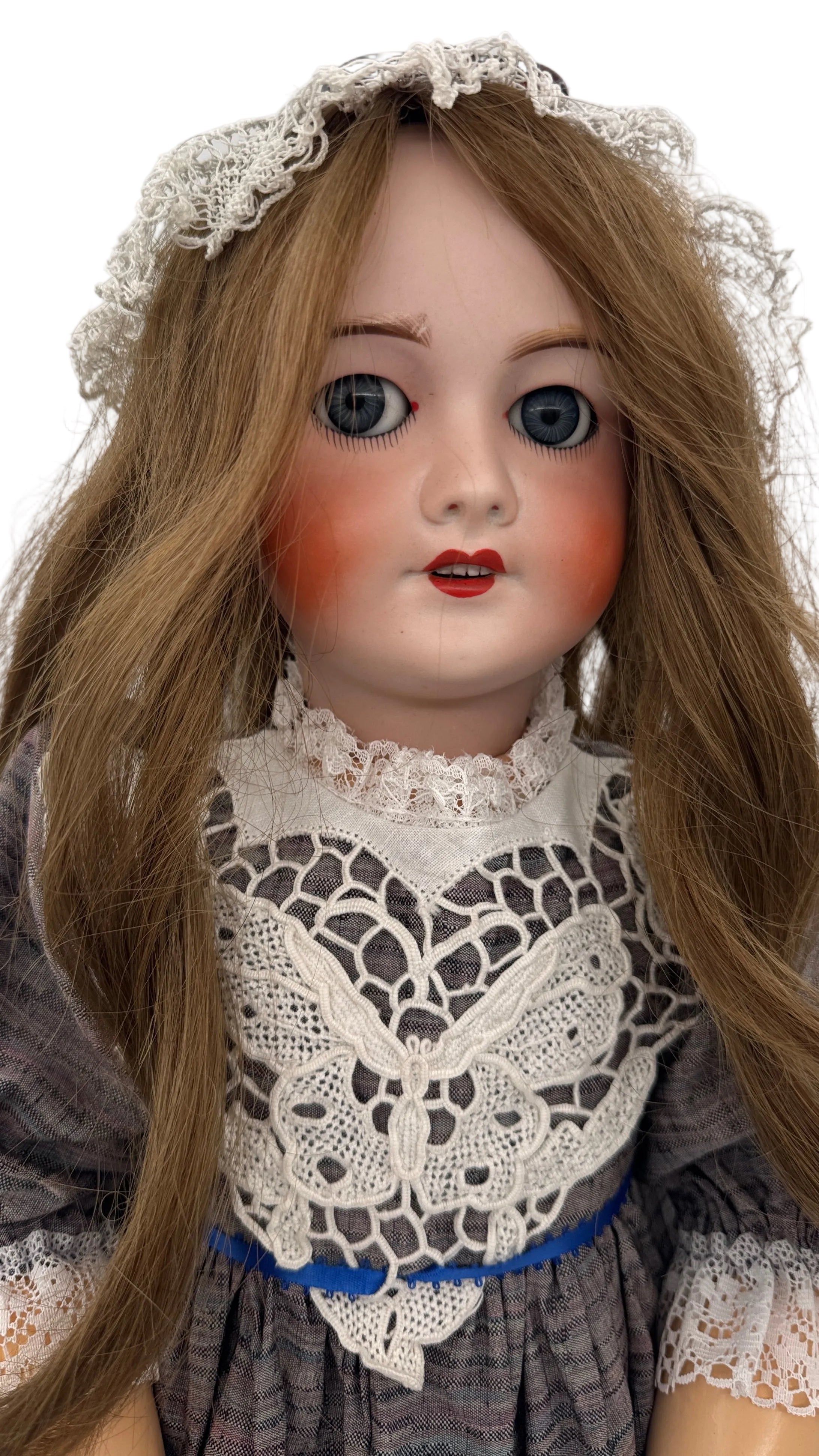 Antique French UNIS France 301 Doll, 25″ — Working Flirty Eyes