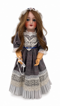 Antique French UNIS France 301 Doll, 25″ — Working Flirty Eyes