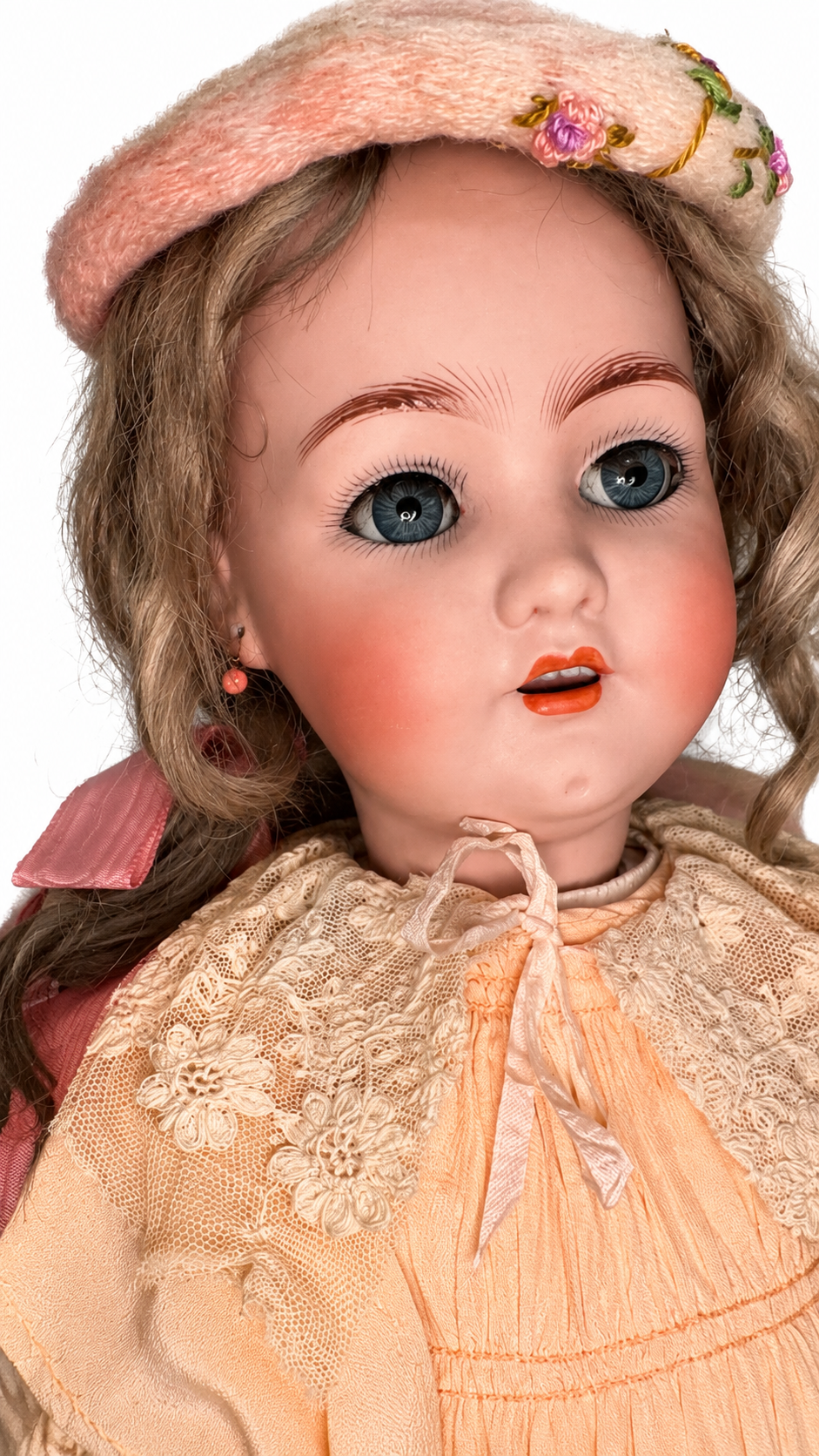 Antique German Franz Schmidt & Co. Bisque Doll, 21 Inches, circa 1905 — antique bisque doll for sale