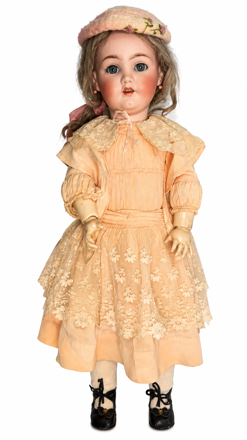 Antique German Franz Schmidt & Co. Bisque Doll, 21 Inches, circa 1905 — German antique doll collectible