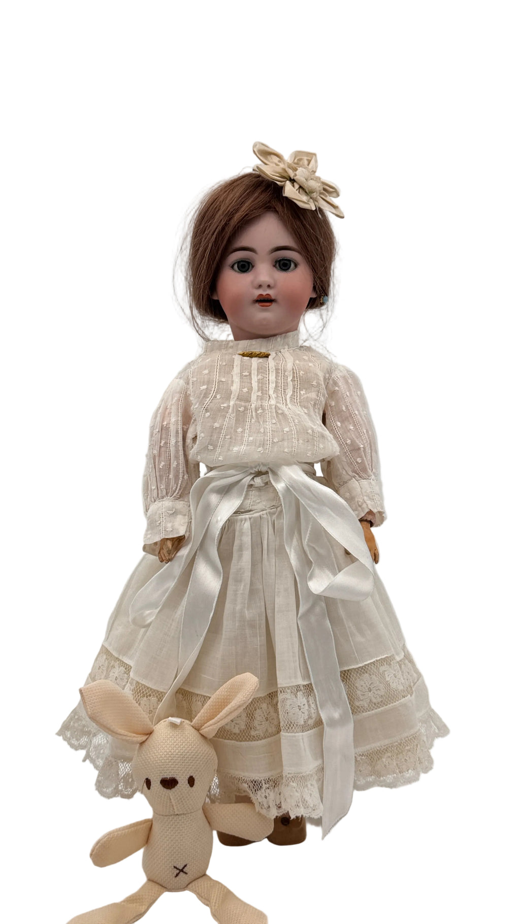 Antique German Simon & Halbig 1009 DEP Bisque Doll, 16.5 Inches