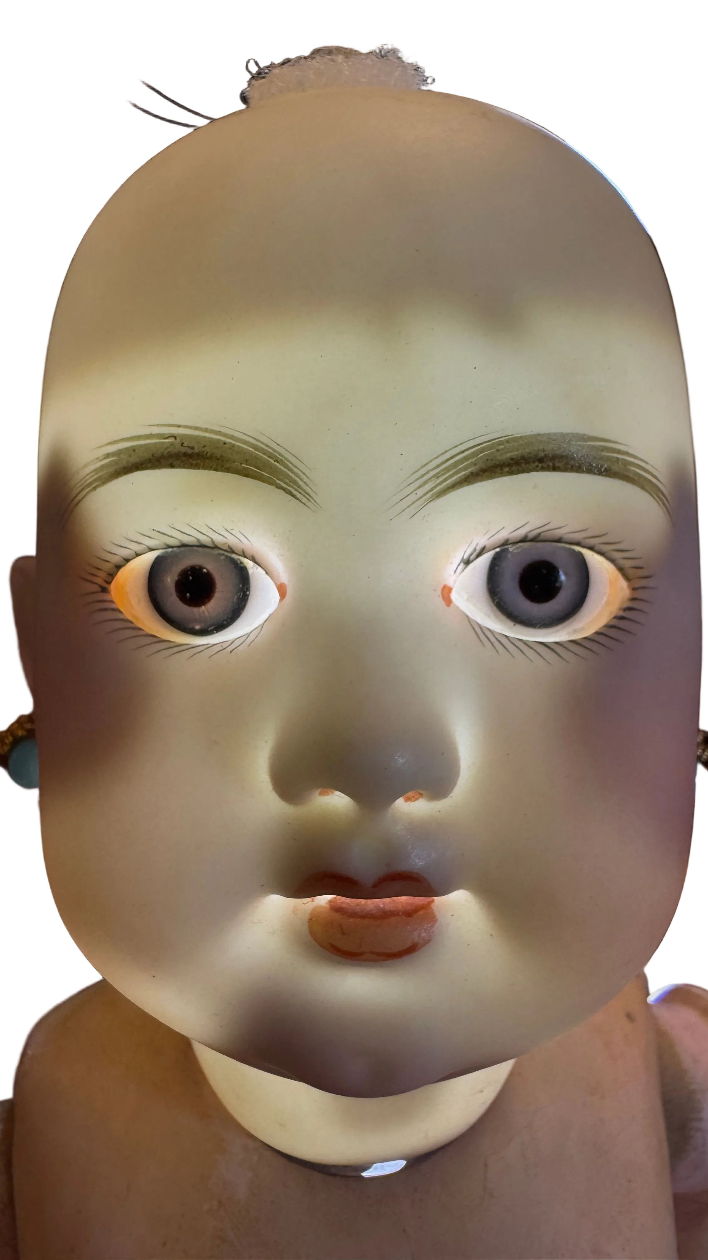 Antique German Simon & Halbig 1009 DEP Bisque Doll, 16.5 Inches