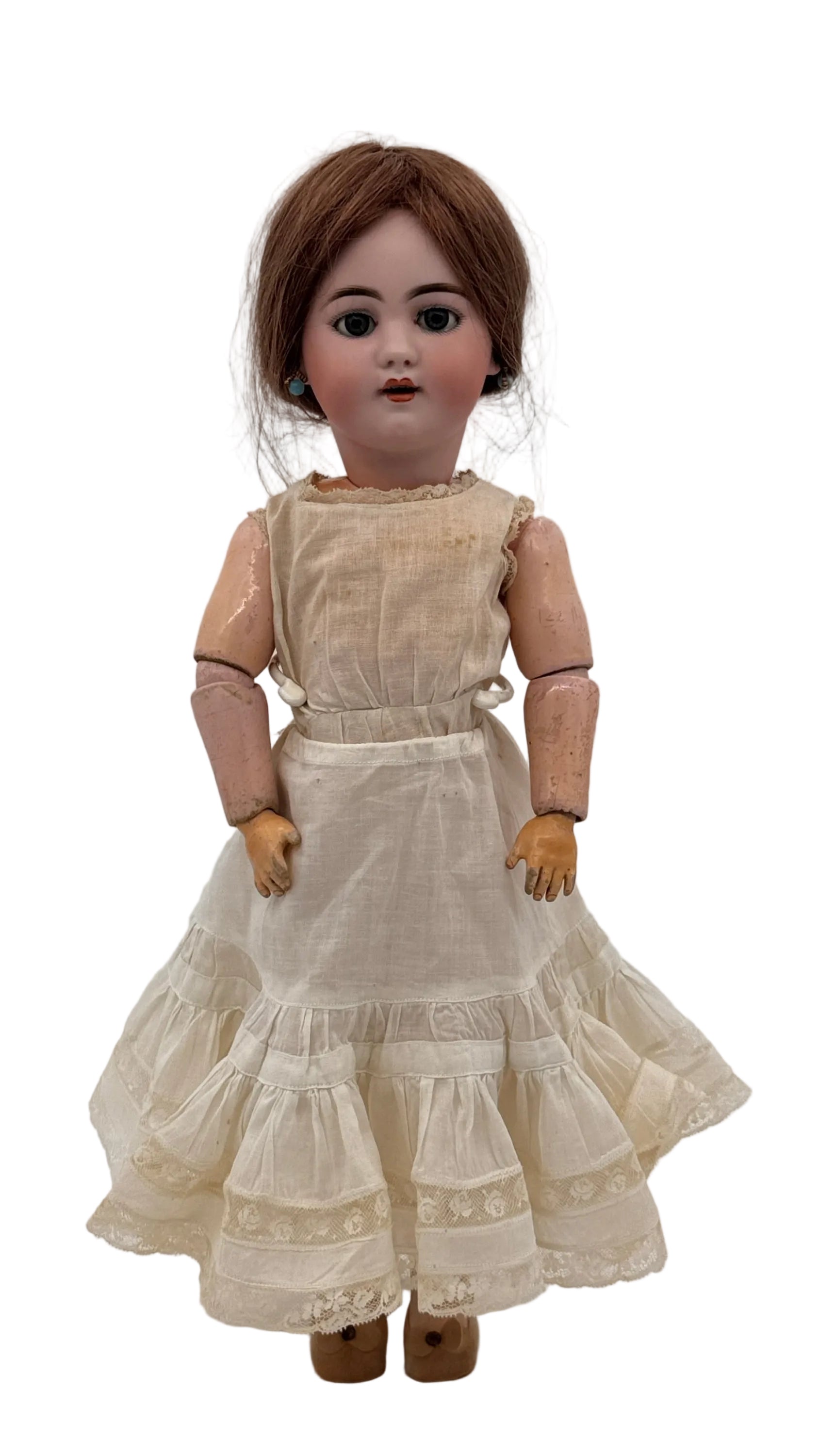 Antique German Simon & Halbig 1009 DEP Bisque Doll, 16.5 Inches