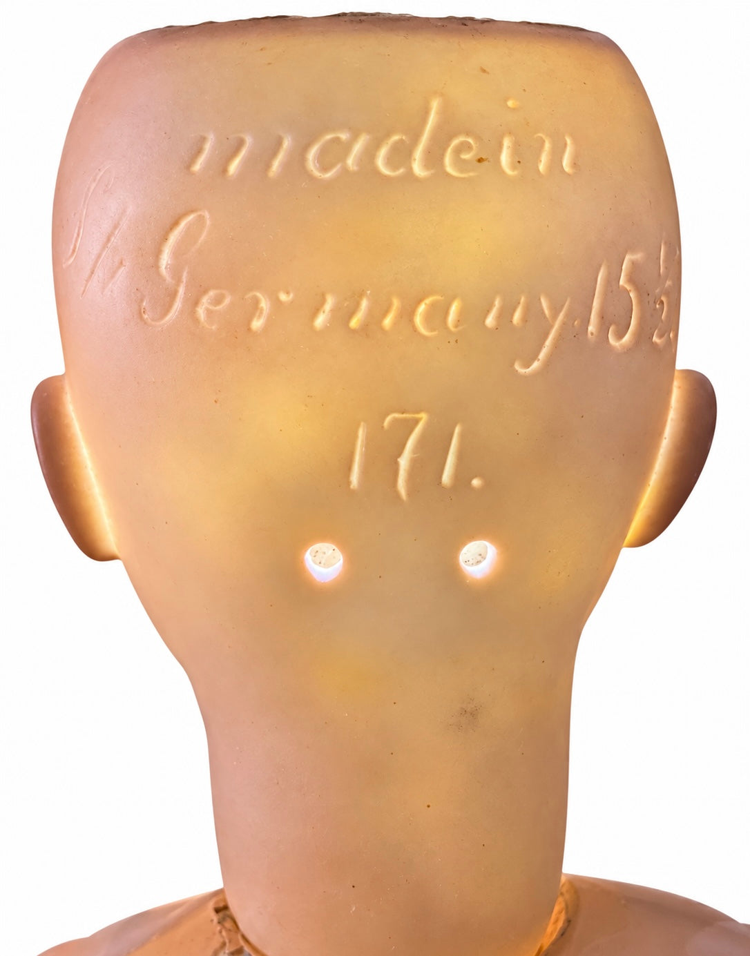 Antique Kestner 171 German Bisque Doll 29” Brown Sleep Eyes c.1880s — antique doll for collectors