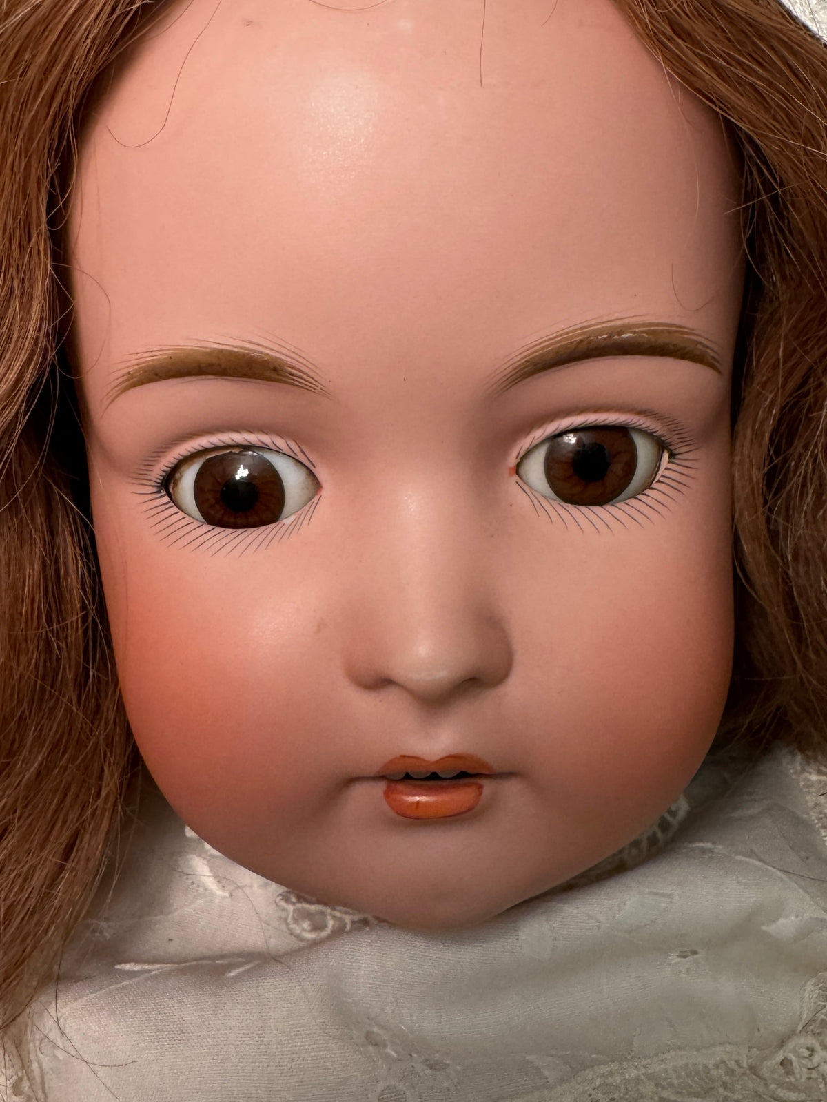 Antique Kestner 171 German Bisque Doll 29” Brown Sleep Eyes c.1880s — vintage bisque doll