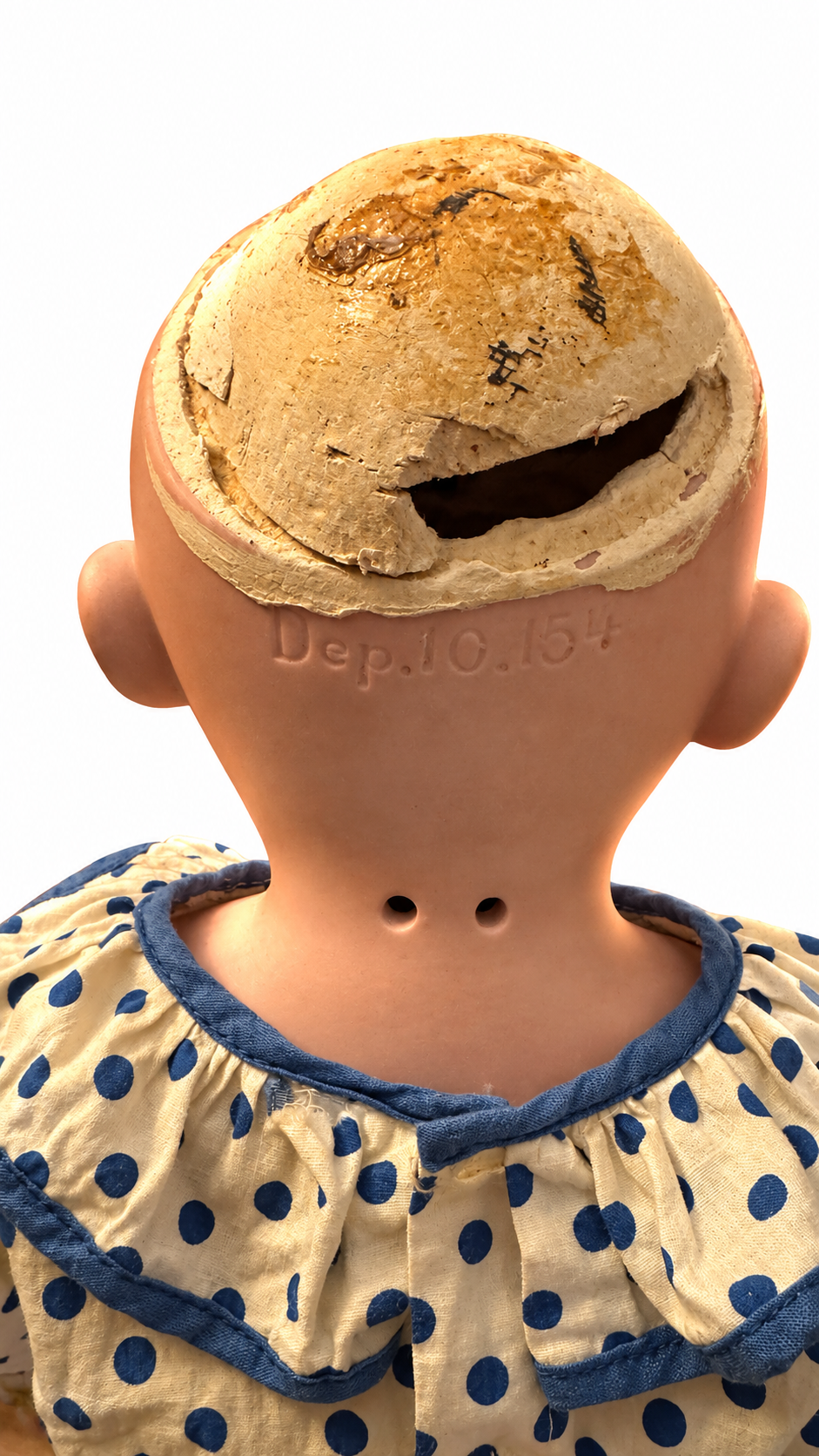 Antique Kestner DEP 10 154 German Bisque Doll 22–23” Blue Sleep Eyes — antique collectible doll