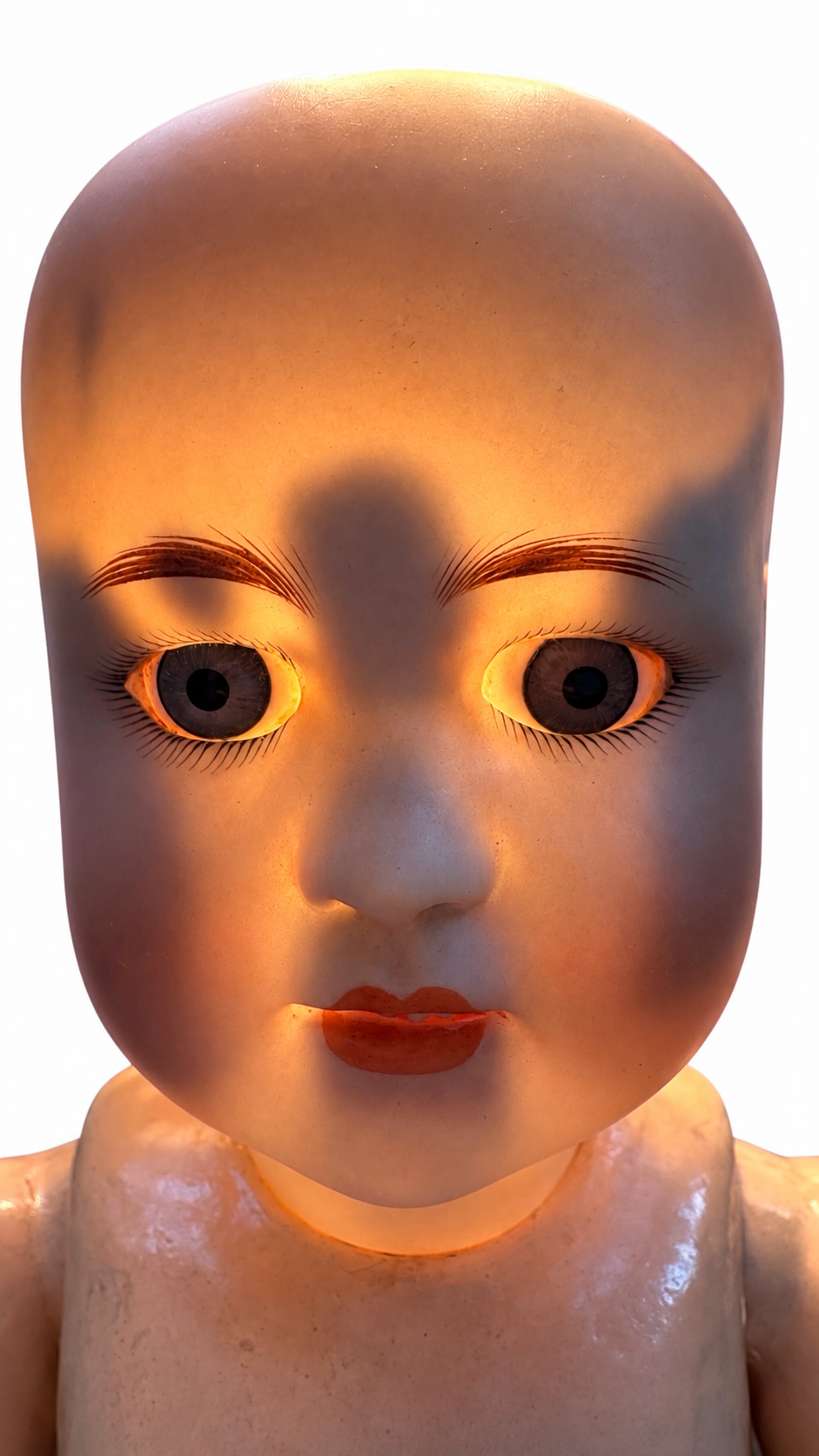 Antique Simon & Halbig 550 German Bisque Doll 22” Blue Glass Eyes — antique collectible doll