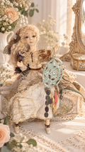 OOAK Artist Doll Handmade Papier-Mâché Art Doll | One of a Kind Collectible 10*10 inch — vintage collectible item