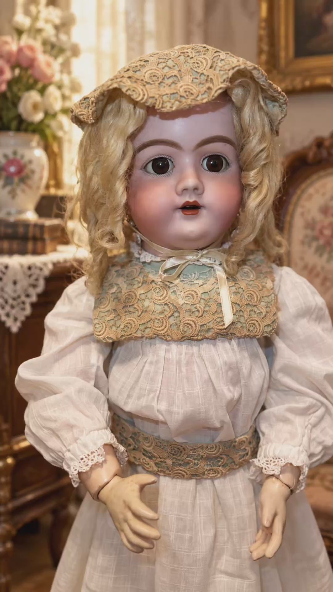Antique Germany doll Heinrich Handwerck 99 bisque head