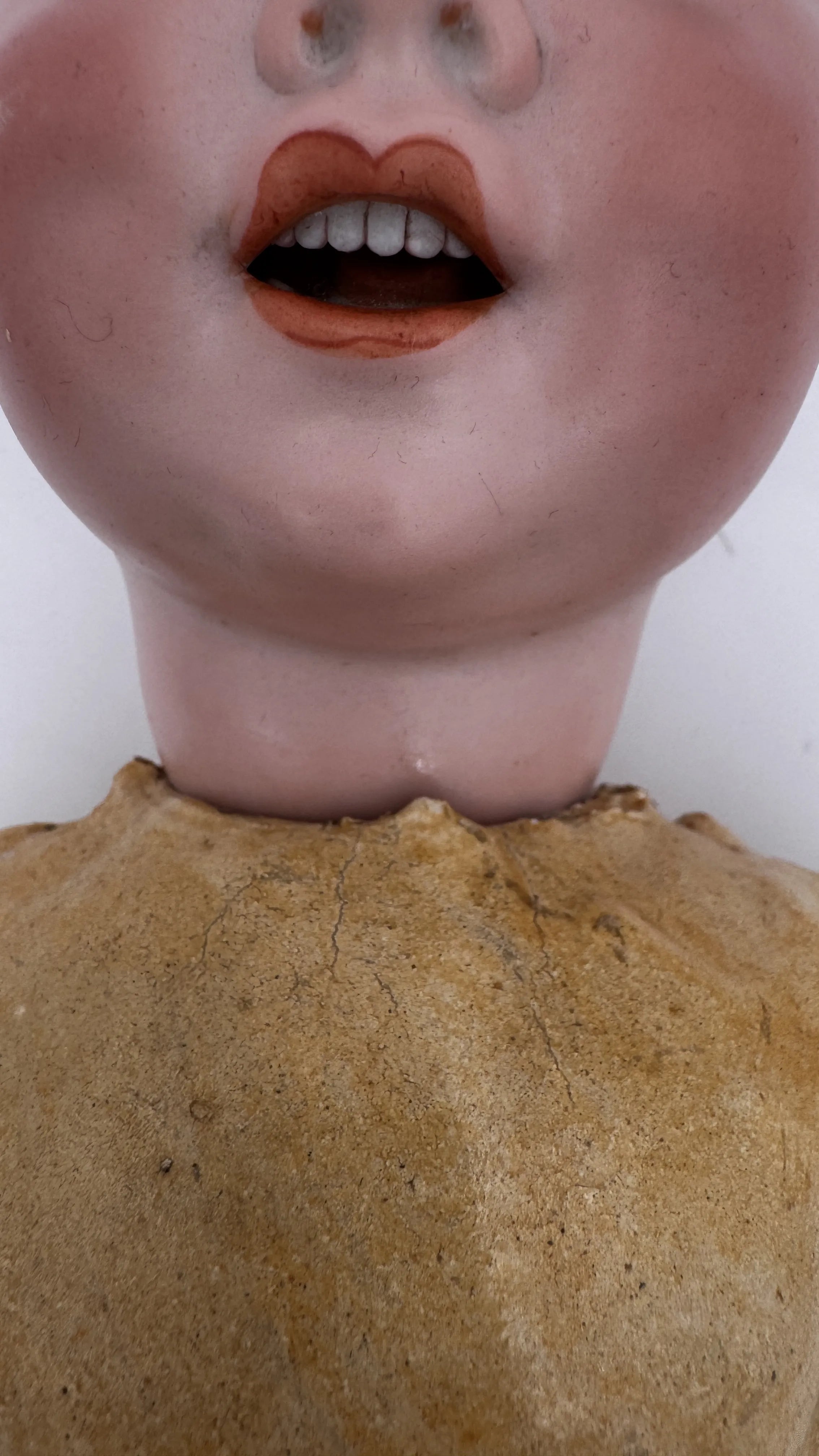 Rare Antique German Doll Armand Marseille 410 A Mechanical Jaw Early 1900s Bisque Head Collectible Doll for Sale — bisque head antique doll