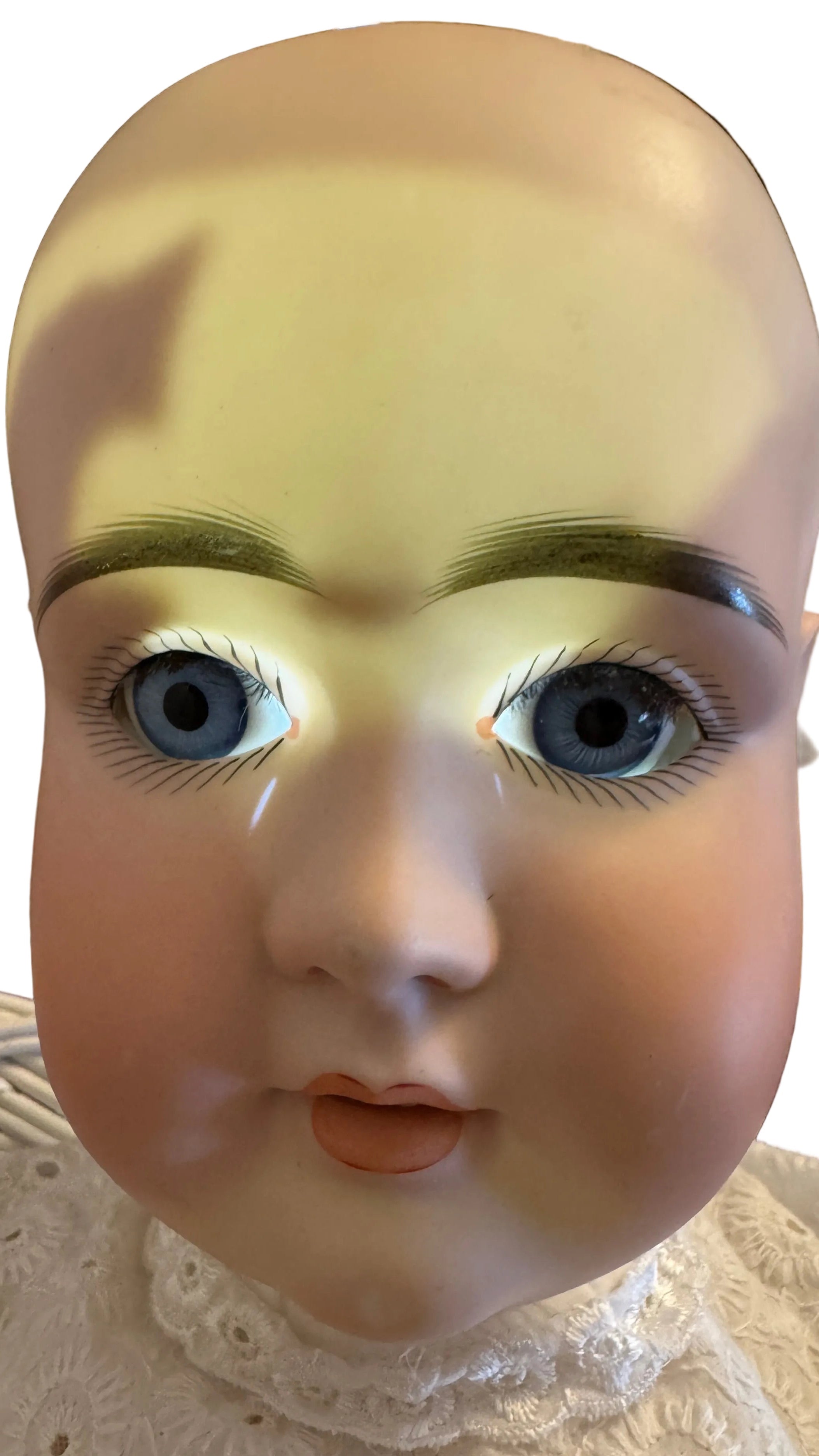Rare Early Kestner Alphabet Doll M 30” German Bisque Doll with Blue Sleep Eyes